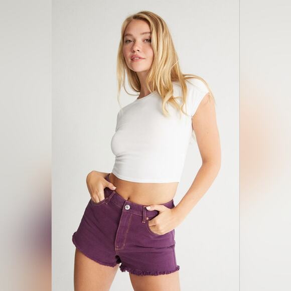Pacsun  High rise  festival short NWT - Picture 1 of 8